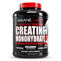 Creatina Insane Labz Monohidratada y Micronizada 1 KG 200 Servicios
