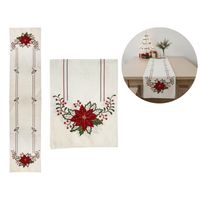 Camino Beige Poinsettia 180 x 33Cm