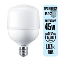 Foco LED Philips High Power E27 45W Luz Fría