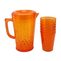 Jarra Plástica 1.5L con 6 Vasos