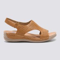 Sandalias Mujer Cor Madison Camel
