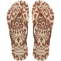 Sandalias De Playa Havaianas Mujer Slim Classy Essence Animal Print