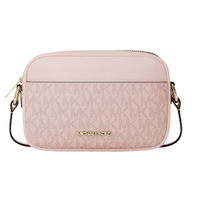 CARTERA CROSSBODY MICHAEL KORS JET SET TRAVEL SMALL SIGNATURE - PINK