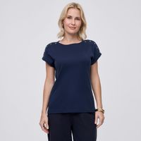 Polo Mujer Bote Zafin Manga Corta