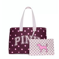 SET BOLSO Y WRISLET PINK PUNTOS