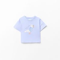 Polo Niña Sfera 7 Ba Animales Mx Gris Vig Azul Claro