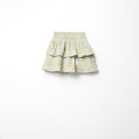 Falda Niña Sfera Pantalon Volantes Aop Crudo