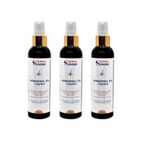 Loción Minoxidil Premium 5% Líquido 120Ml Dermo Sumak 3 Und