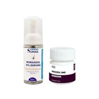 MINOXIDIL 5% EN ESPUMA 60ML + Minoxidil 5mg x 30 Cápsulas