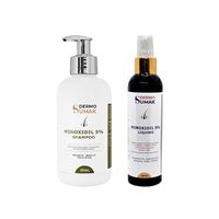 SHAMPOO CON 5% DE MINOXIDIL 250ML + MINOXIDIL 5% EN LIQUIDO 120ML