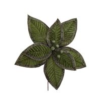 Poinsetia 8P 30 x 25 cm Verde
