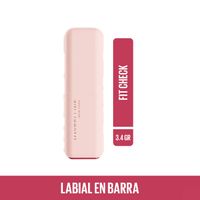 Labial En Barra Maybelline Serum Lipstick Tono Fit Check