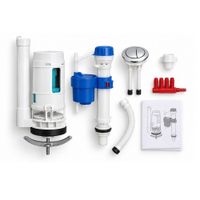 Sistema para tanque Wc 1 Piece con boton Dual Orange