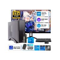 COMPUTADORA PC OFICINA INTEL CORE I5 12400 RAM 16GB SSD 1TB + MONITOR 23.8 120HZ