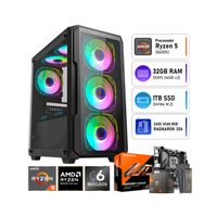 COMPUTADORA PC GAMER AMD IA RYZEN 5 8600G RAM 32GB SSD 1TB
