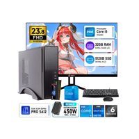 COMPUTADORA PC OFICINA INTEL CORE I5 12400 RAM 32GB SSD 512GB + MONITOR 23.8 120HZ