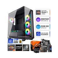 COMPUTADORA PC GAMER AMD IA RYZEN 7 8700G RAM 32GB SSD 512GB
