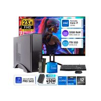 COMPUTADORA PC OFICINA INTEL CORE I7-12700 RAM 32GB SSD 1TB + MONITOR 23.8 120HZ