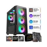 COMPUTADORA PC GAMER AMD RYZEN 5 8500G RAM 32GB SSD 1TB