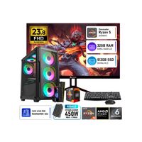 COMPUTADORA PC GAMER AMD RYZEN 5 5600GT RAM 32GB SSD 512GB + MONITOR 23.8 120HZ