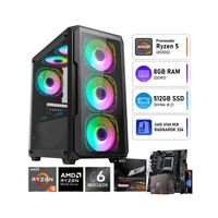 COMPUTADORA PC GAMER AMD RYZEN 5 8500G RAM 8GB SSD 512GB