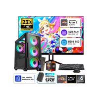 COMPUTADORA PC GAMER AMD RYZEN 5 5600GT RAM 16GB SSD 512GB + MONITOR 23.8 120HZ