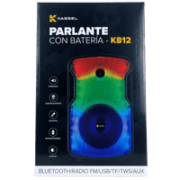 PARLANTE PORTATIL KASSEL K812 RGB