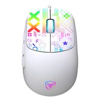 MOUSE GAMER X-BYTE MIC GM889 USB RGB 7B 12800 DPI