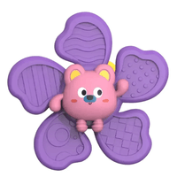 SPINNER GIRATORIO SENSORIAL PARA BEBÉS MORADO