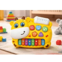 JUGUETE PIANO MUSICAL PARA BEBÉS VAQUITA FELIZ