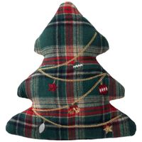 Cojín DECO HOME Árbol Plaid Tradicional (Modelos Aleatorios)