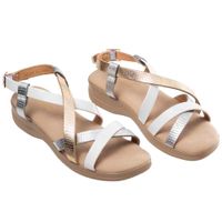 Sandalias con Taco Tiras Dama SINGULAR