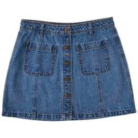 Falda Denim Bolsillo Mujer SINGULAR