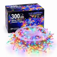 Tira de luces Multicolor Alambre Flexible 300 Leds