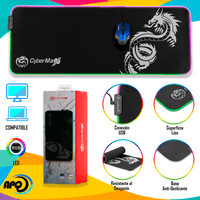 Pad Mouse Gamer Cybermax  CBX FX108 RGB