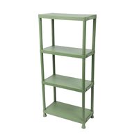 Estante de plástico 4 Racks Verde