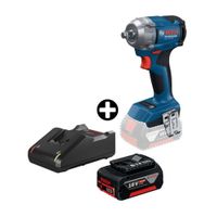 COMBO Bosch: Llave de impacto Gds 18v-350 Baretool + Batería de Litio GBA 18V 4.0 Ah + Cargador GAL 18V40