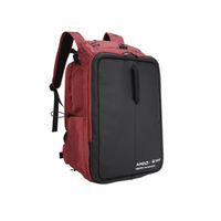 Mochila TEROS Alltracker AMD TE-ATK9060 para Notebooks de hasta 15.6 Pulg Rojo-Negro