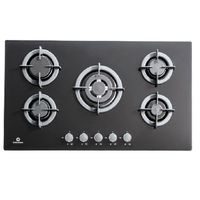 Cocina Empotrable GLP Indurama EGI-905VDNEG 5 hornillas - Negro !OFERTON!!