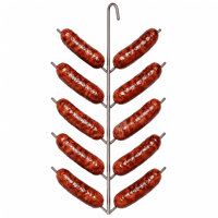 Choricera Inox para Cilindro Parrillero | Gancho para Chorizos