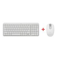 KIT LOGITECH K250 BLANCO+ MOUSE M196 BT INALÁMBRICO BLANCO