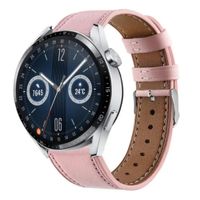 CORREA DE CUERO PARA HUAWEI WATCH SERIE GT-2-3-4-5-6 PRO-SE-E ROSA