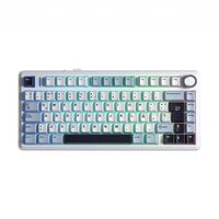 Teclado Aula F75 Wireless Español Blue White Purple Switch Reaper