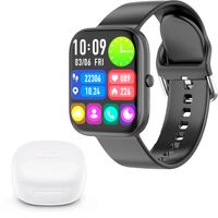 Combo Smartwatch Vidvie SW1618 Negro + Redmi Buds 6 Play Blanco Xiaomi