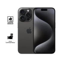 REACONDICIONADO iPhone 15 Pro 128gb I Grado B I color Negro (ESIM)
