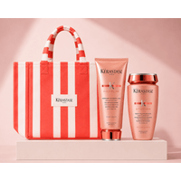 Kerastase discipline pack shampoo 250 ml + acondicionador 200 ml + bolso