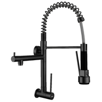 LLAVE GANSO DE LUJO ACERO INOXIDABLE NEGRO LC304-309901