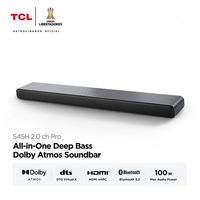 Soundbar TCL Bluetooth 2.0 S45H Negro - MEGA IMPORT