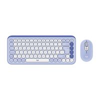 TECLADO LOGITECH + MOUSE POP ICON BLUETOOTH/WIRELESS SP / COPILOT/ LILA