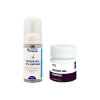 MINOXIDIL 5% EN ESPUMA 60ML + MINOXIDIL 5MG 60 CAPS